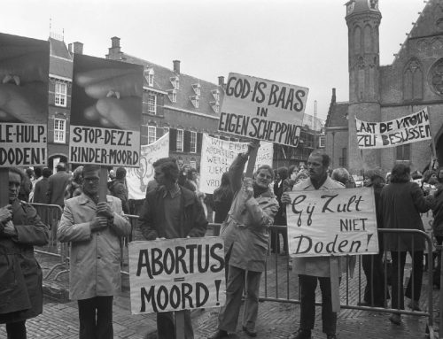 Iconische beelden: abortusprotesten op het Binnenhof